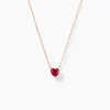 Collier Kelvyn Argent Rose Oxyde