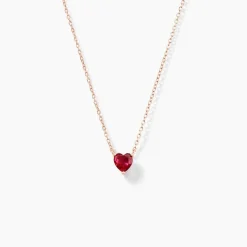Collier Kelvyn Argent Rose Oxyde