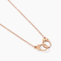 Collier Kim Argent Rose