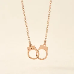 Collier Kim Argent Rose