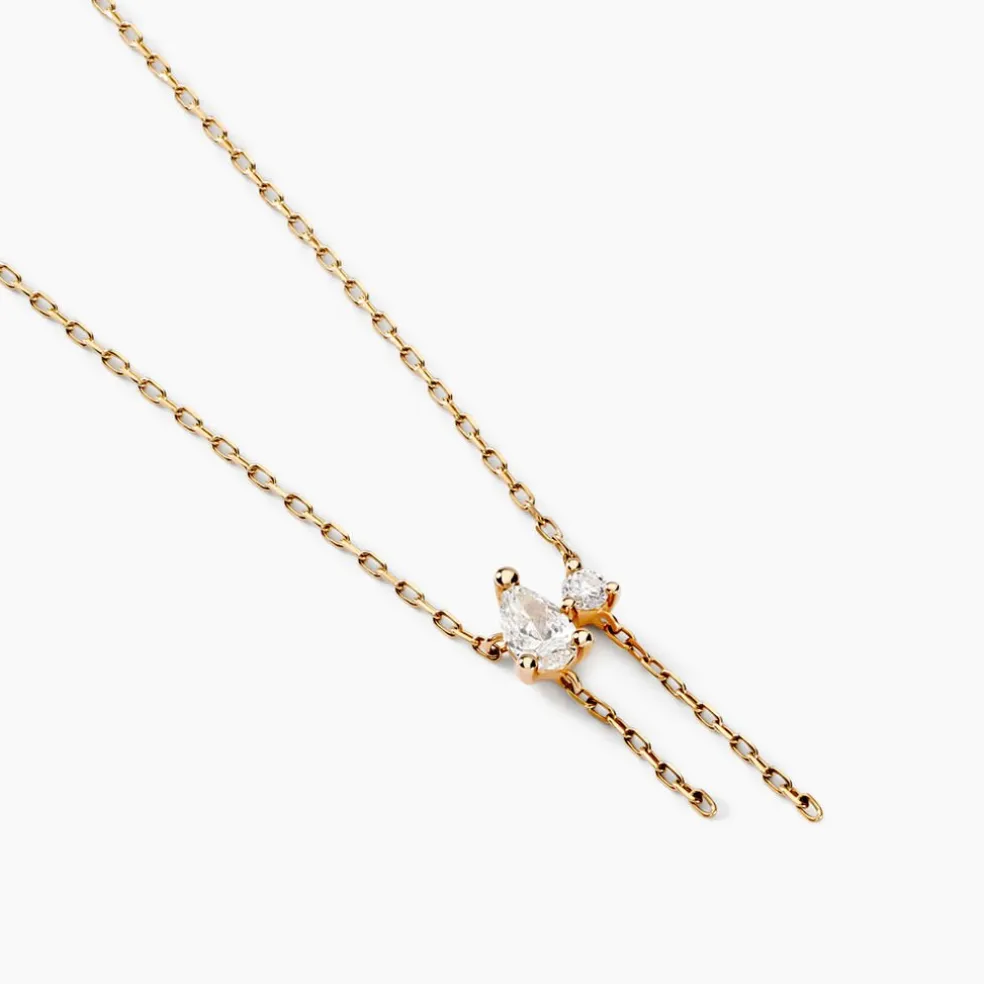 Collier Kirstin Or Jaune Diamant Synthétique