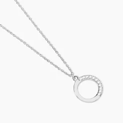 Collier Kleya Argent Blanc Oxyde De Zirconium