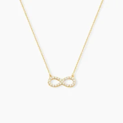 Collier Klothilda Or Jaune Oxyde De Zirconium