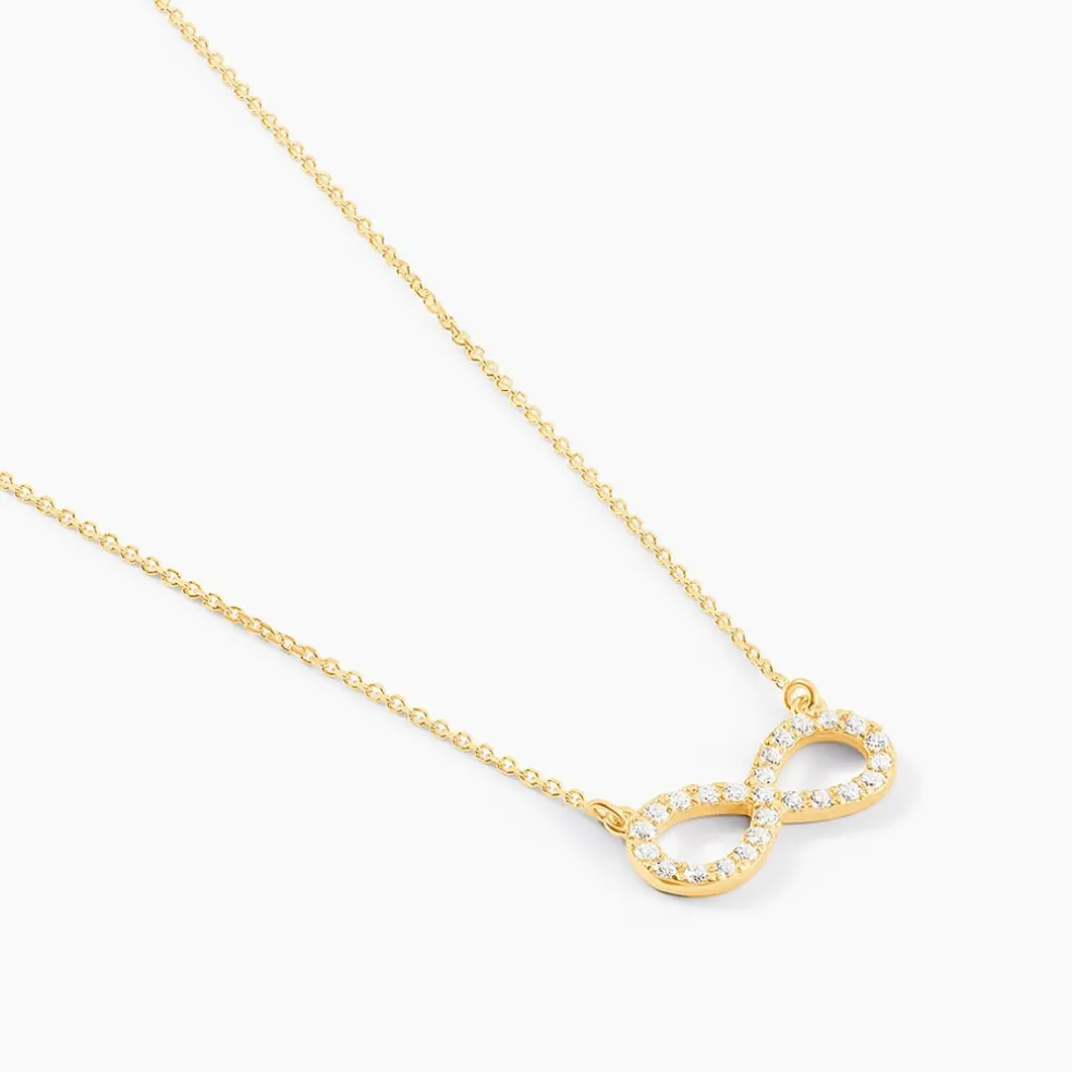 Collier Klothilda Or Jaune Oxyde De Zirconium