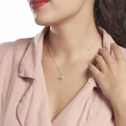 Collier Kozue Argent Oxyde De Zirconium