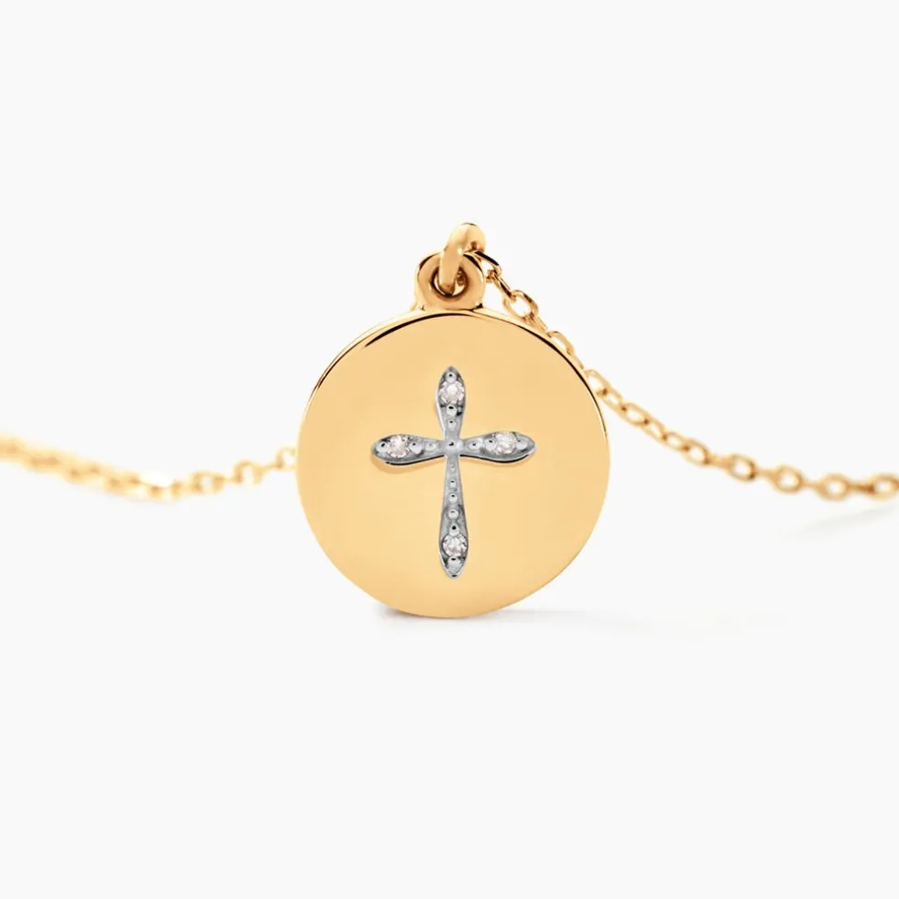 Collier Kristian Or Jaune Diamant