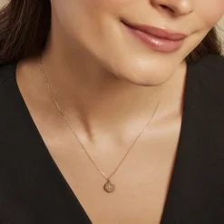 Collier Kristian Or Jaune Diamant