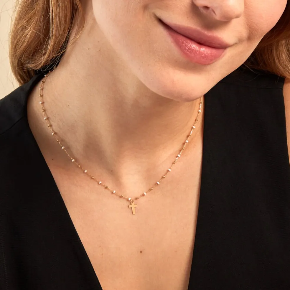 Collier Krystle Or Jaune