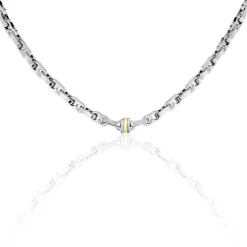 Collier Laura-lyneae Or Acier Bicolore