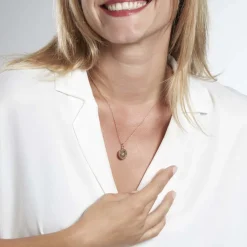 Collier Laurina Plaqué Or Jaune Oxyde De Zirconium