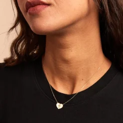 Collier Lawrie Or Jaune Nacre