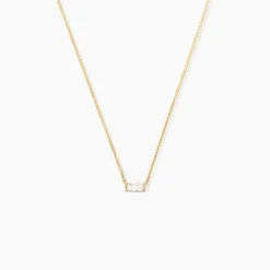 Collier Lawry Or Jaune Oxyde De Zirconium