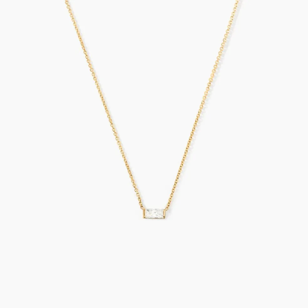 Collier Lawry Or Jaune Oxyde De Zirconium