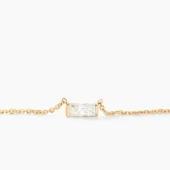 Collier Lawry Or Jaune Oxyde De Zirconium