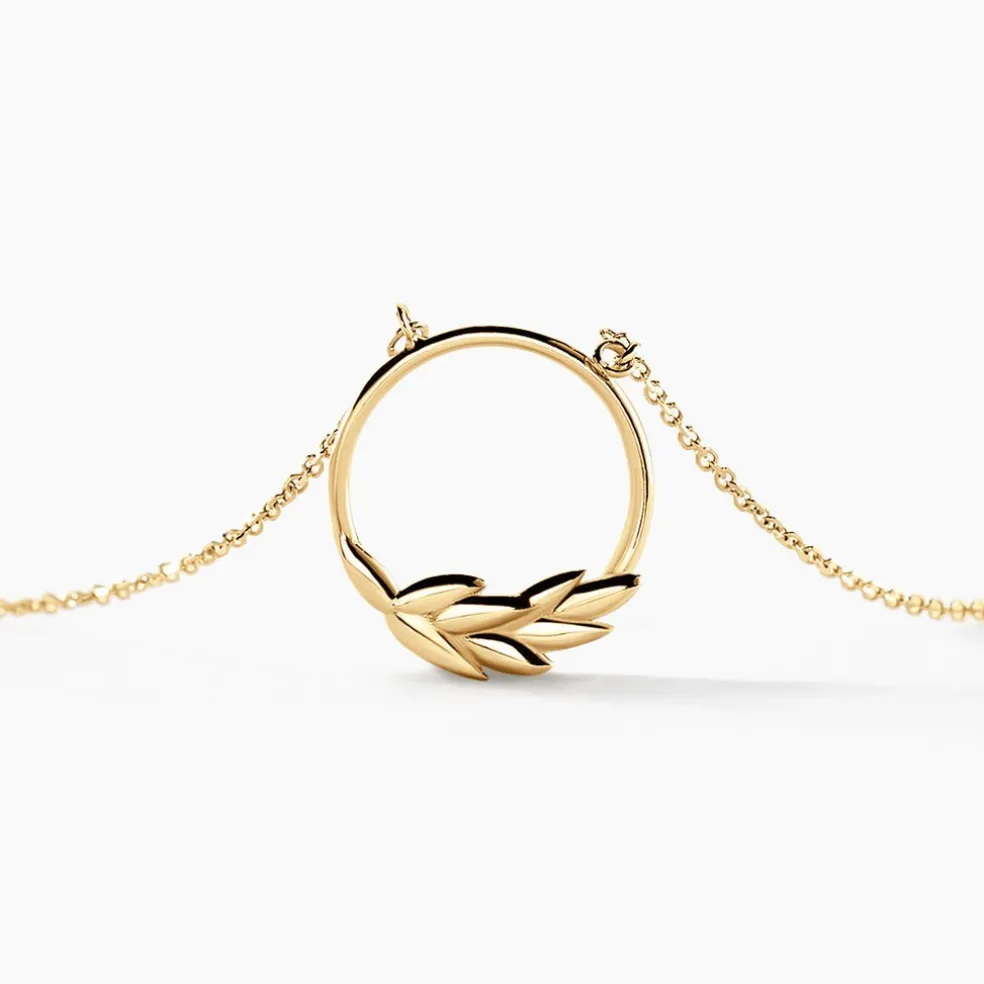 Collier Leafora Or Jaune