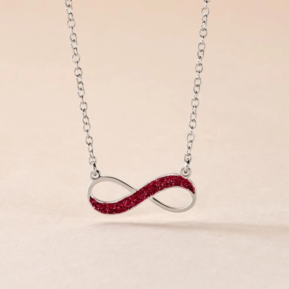 Collier Leevi Argent Blanc