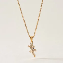 Collier Lehar Plaqué Or Oxyde