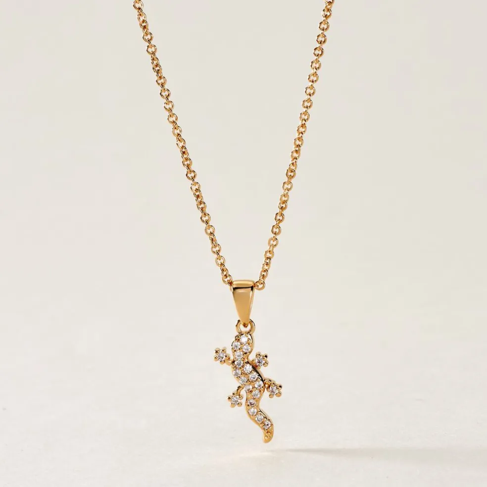 Collier Lehar Plaqué Or Oxyde