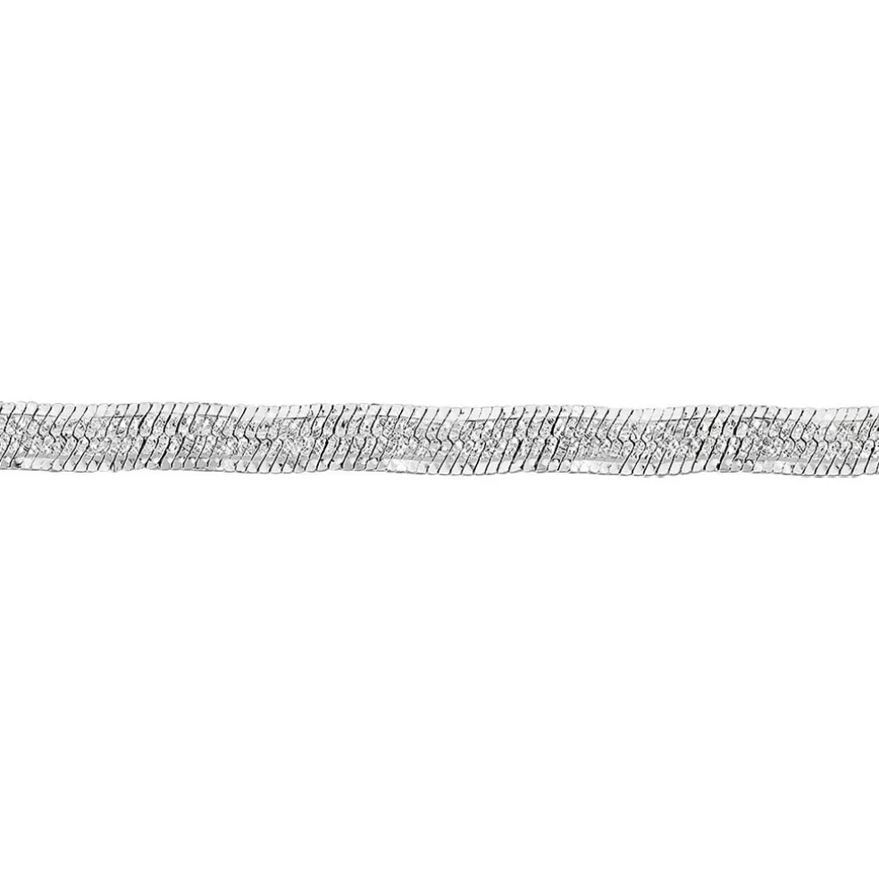 Collier Leonte Argent Blanc