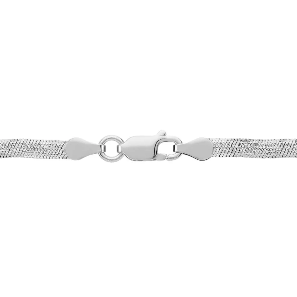 Collier Leonte Argent Blanc