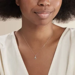 Collier Liana Or Blanc Diamant