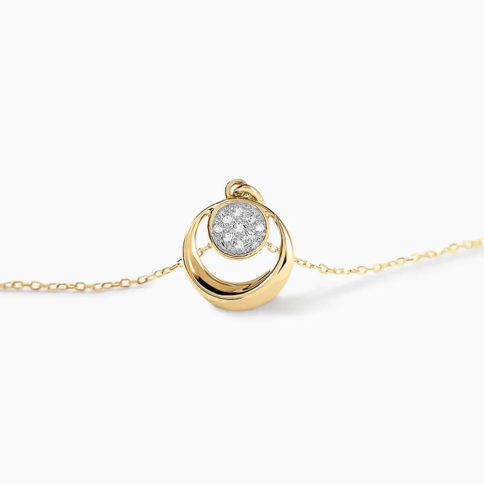 Collier Liana Or Jaune Diamant
