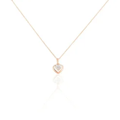 Collier Liana Or Rose Diamant
