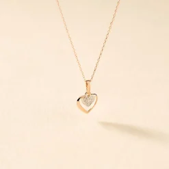 Collier Liana Or Rose Diamant