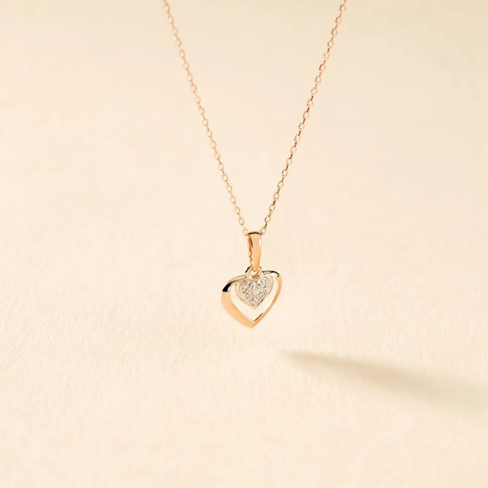 Collier Liana Or Rose Diamant