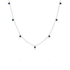 Collier Lidiwine Argent Blanc Oxyde