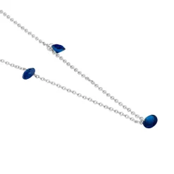 Collier Lidiwine Argent Blanc Oxyde