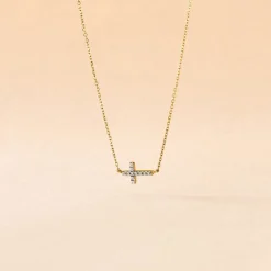 Collier Like A Virgin Or Jaune Oxyde De Zirconium