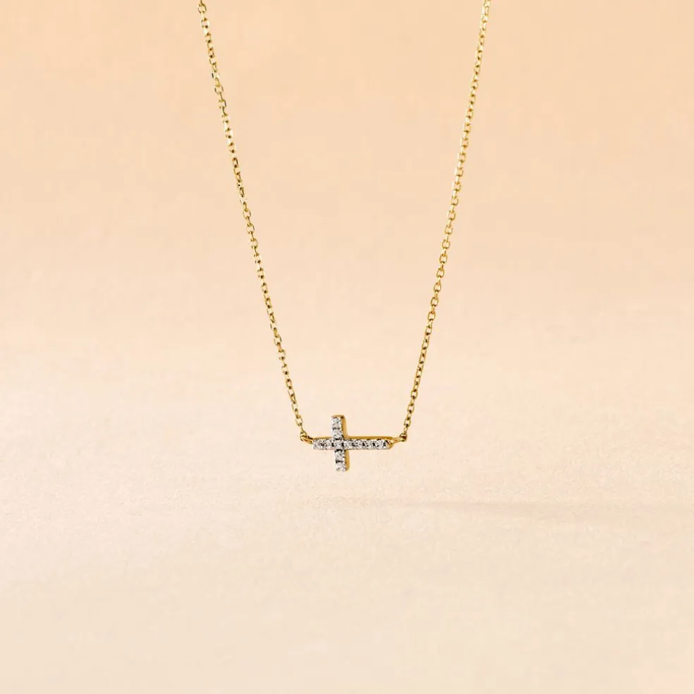 Collier Like A Virgin Or Jaune Oxyde De Zirconium