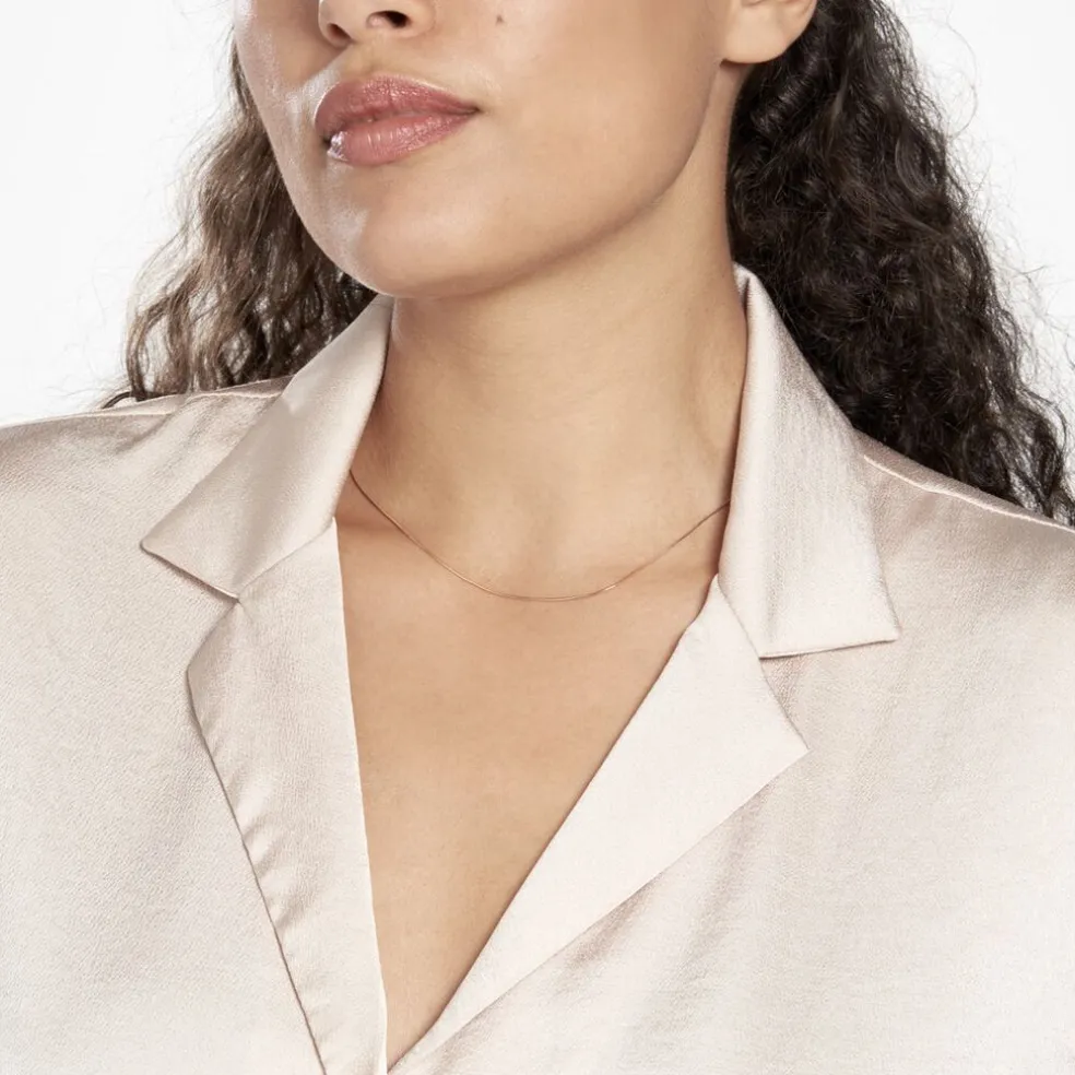 Collier Lillibet Argent Rose