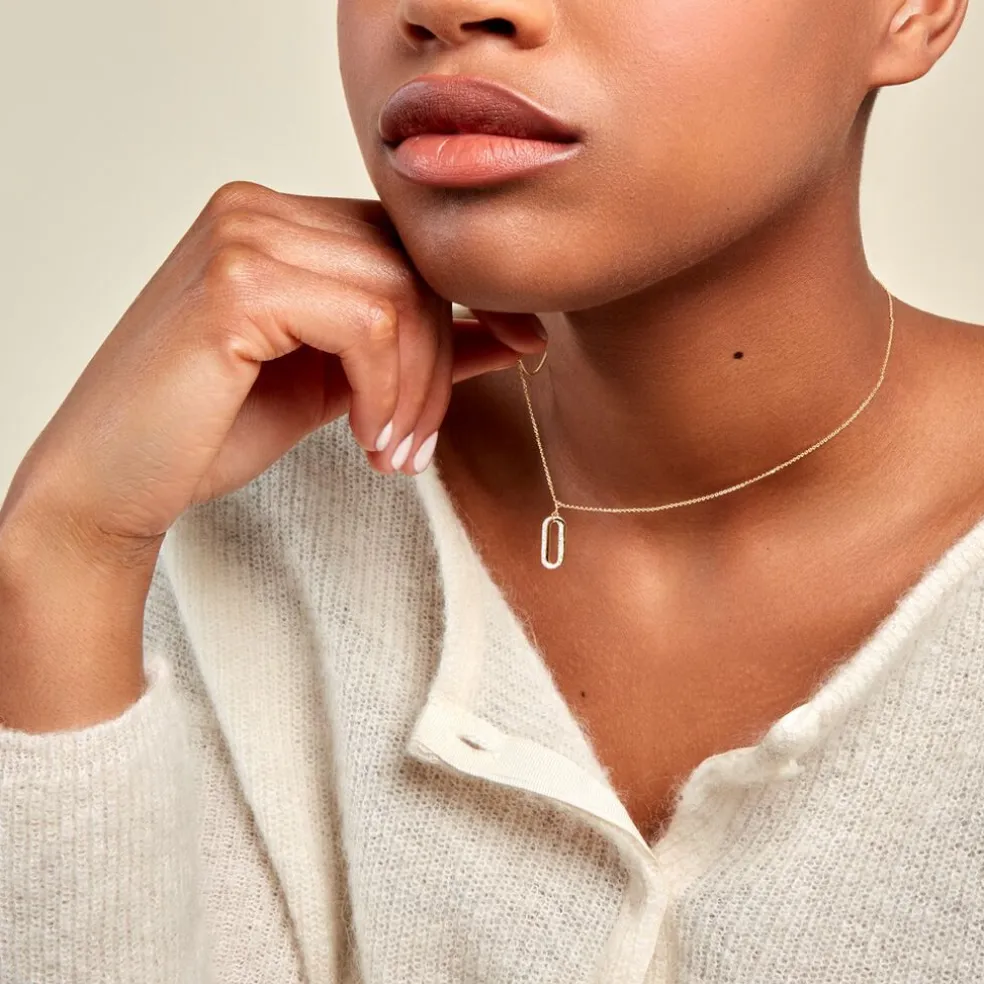 Collier Link Or Jaune