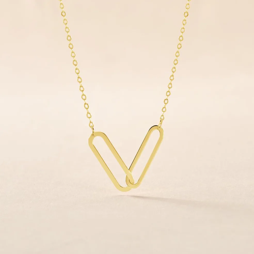 Collier Link Or Jaune