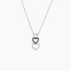 Collier Lio Argent Blanc Oxyde De Zirconium