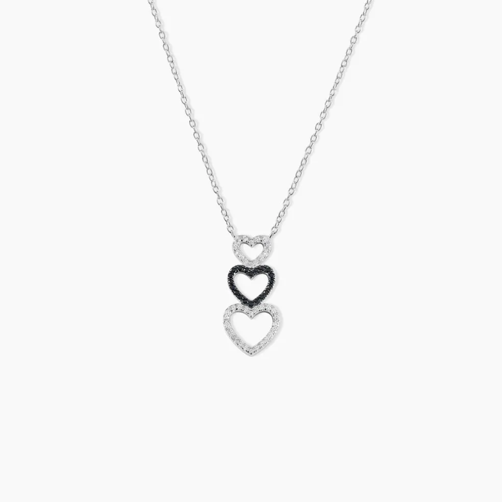 Collier Lio Argent Blanc Oxyde De Zirconium