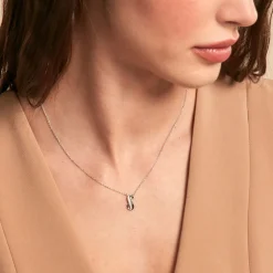 Collier Liraz Argent Blanc Oxyde De Zirconium