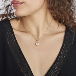 Collier Lisea Plaqué Or Oxydes De Zirconium