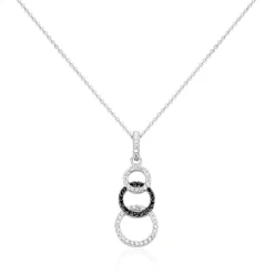 Collier Liyana Argent Blanc Oxyde De Zirconium