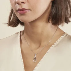 Collier Liyana Argent Blanc Oxyde De Zirconium