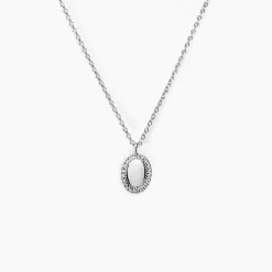 Collier Loa Argent Blanc