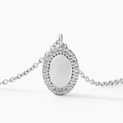 Collier Loa Argent Blanc