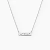 Collier Lorayne Argent Blanc