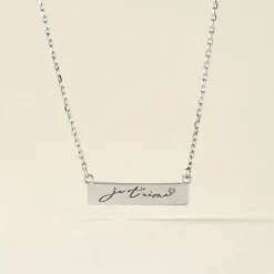 Collier Lorayne Argent Blanc