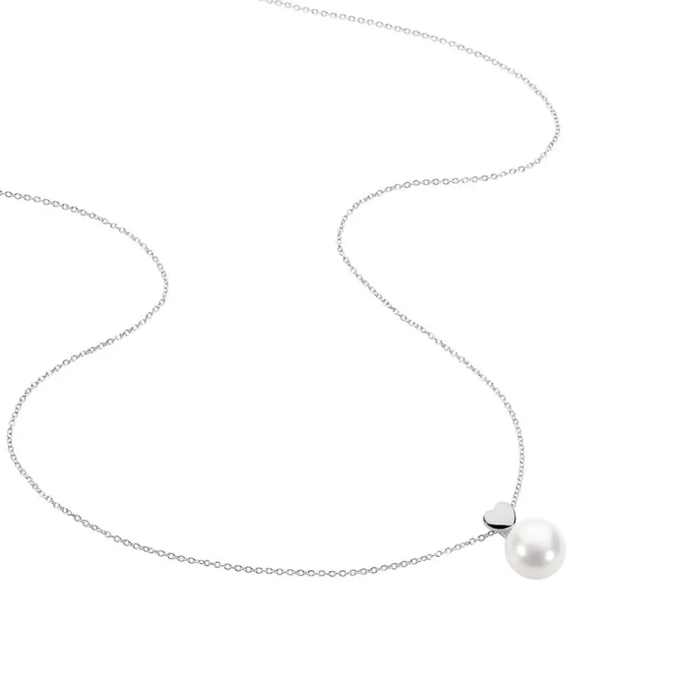 Collier Lorella Argent Blanc Perle De Culture