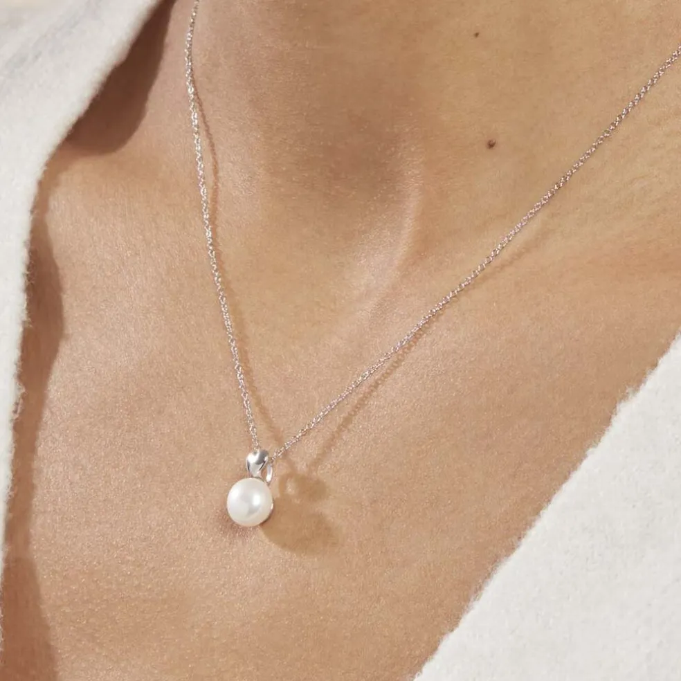 Collier Lorella Argent Blanc Perle De Culture