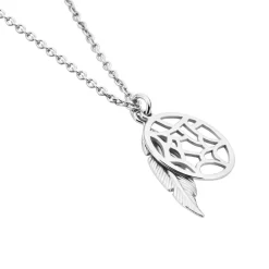Collier Lorelle Argent Blanc