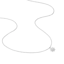 Collier Lorraine Argent Blanc Oxyde De Zirconium